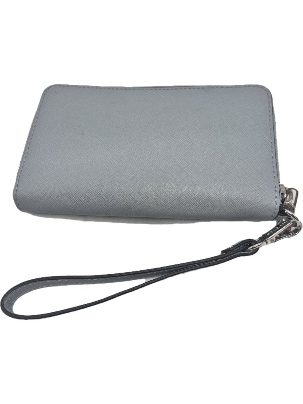 Michael Michael Kors Jet Set Travel Leather Wristlet Wallet Sky Blue - Picture 4 of 10